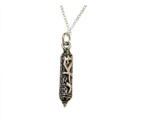 Mezuzah Silver Necklace