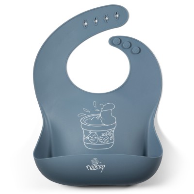 Dusty Blueberry Yogurt Bib