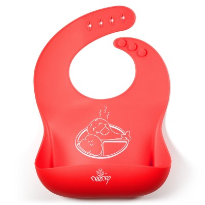 Pepper Red Pulke Bib