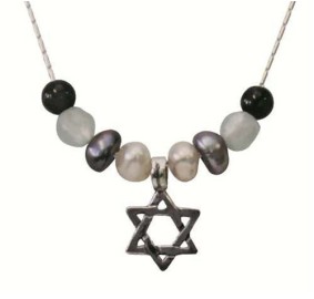 Star Of David Pearl Turquoise