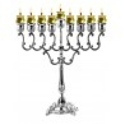 SIlverplated Oil Menorah 