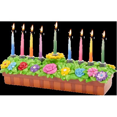 Menorah Resin Flower Pot