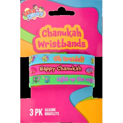 Chanukah Wristbands Pack of 3