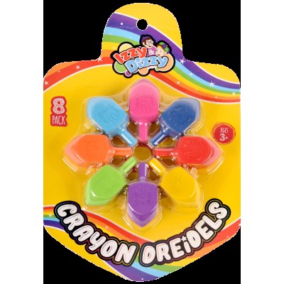 Chanukah Crayon Dreidels 8 Pack