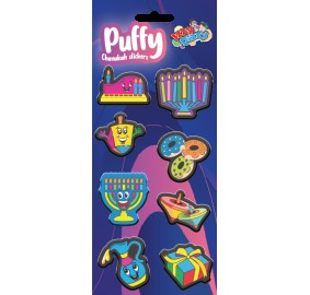 Chanukah Puffy Stickers