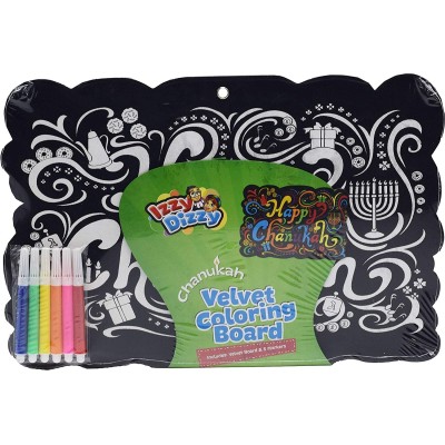 Chanukah Velvet Coloring Board