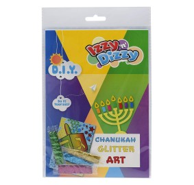 Chanukah Glitter Art