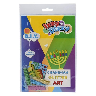 Chanukah Glitter Art