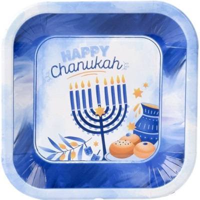 Chanukah Plates 7"