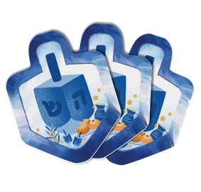 Chanukah Dreidel Shape Napkins