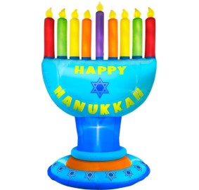 Chanukah Inflatable Menorah 9'