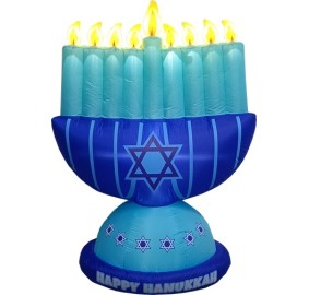 Chanukah Inflatable Menorah 5'