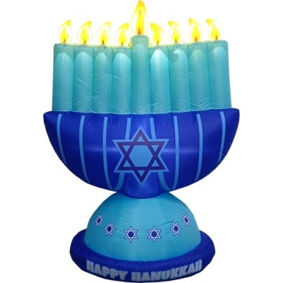 Chanukah Inflatable Menorah 5'