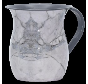 Wash Cup Grey Marbled