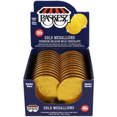 Paskesz Gold Milk Medallions 