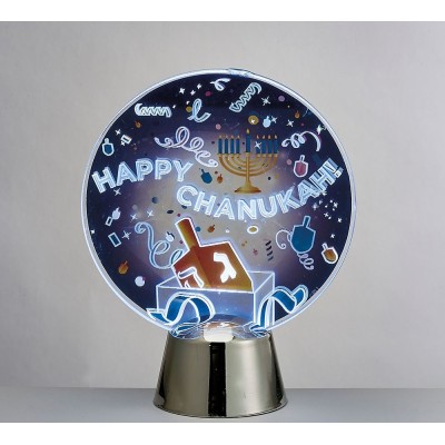 Chanukah LED Light Up Decoration, Dreidel