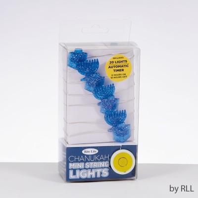 Dreidel & Menorah String Light