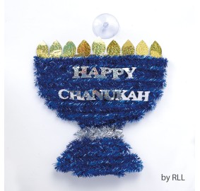 Menorah Tinsel Decoration