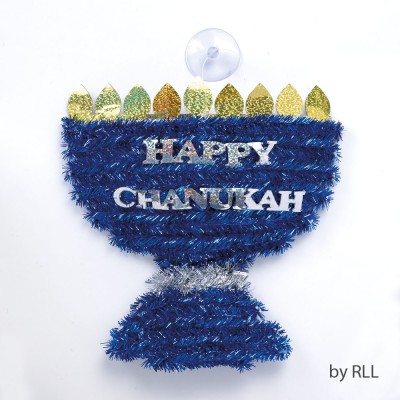 Menorah Tinsel Decoration