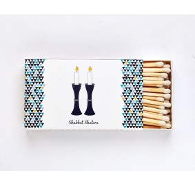 Shabbat Matches, 50 Long Matches in Gift Box