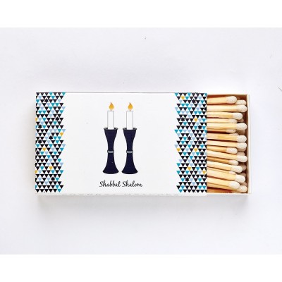 Shabbat Matches, 50 Long Matches in Gift Box