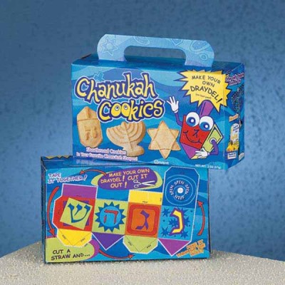 Chanukah Dairy Shortbread Cookies - 2 oz. Box