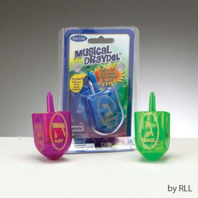 Musical Dreidel - Blister Pack