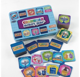 Chanukah Memory Game in Tin