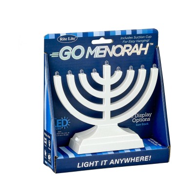 Go Menorah - Pearl White