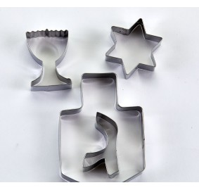 Chanukah Stainless Steel Cookie Cutters 