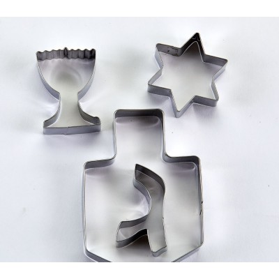 Chanukah Stainless Steel Cookie Cutters 