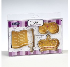 Purim Cookie Cutters - Set of 3