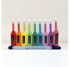 Menorah Ceramic Crayons