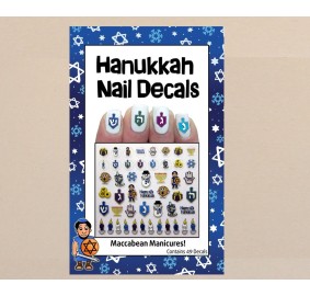 Midrash Manicures Chanukkah Nail Decals