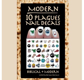 Midrash Manicure Passover Modern Nail Decals