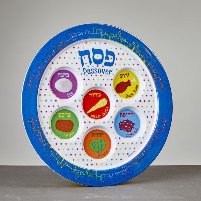 Children's Melamine Jerusalem Seder Plate