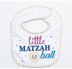 "Little Matzah Ball" Baby Bib