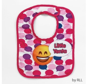 Emoji Bib "Little Yenta" 