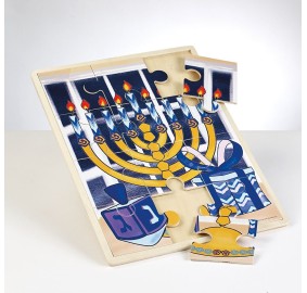 Chanukah Wood Puzzle