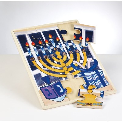 Chanukah Wood Puzzle