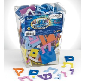 Peel & Stick Alef Bet Foam Shapes