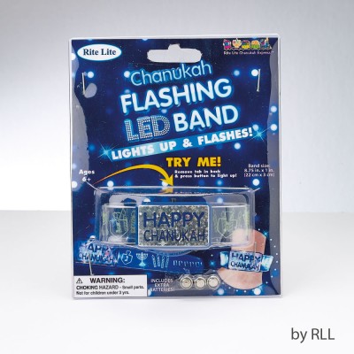 Chanukah Flashing LED Band