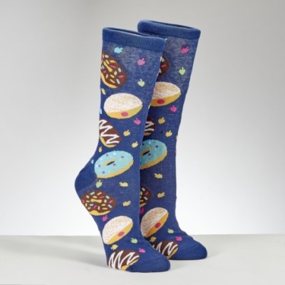 Chanukah Adult Doughnuts Socks