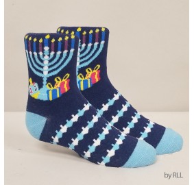 Chanukah "Ugly Sweater" Youth Crew Socks