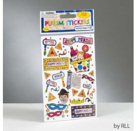 Prismatic Purim Stickers 