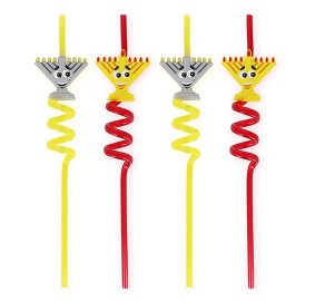 Chanukah Straws - Menorahs