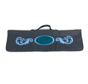 Leather Megillah Pouch - Navy Blue