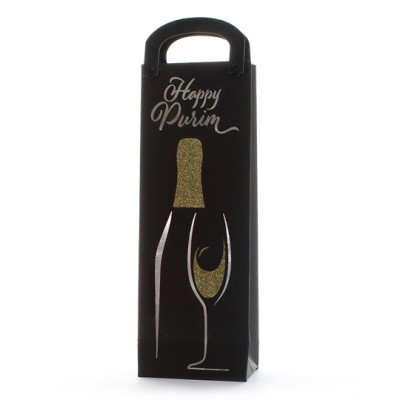 Happy Purim Wine Bag