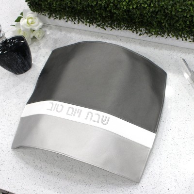 Challah Cover 3 Tone Dark Grey