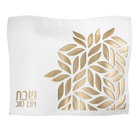 Challah Cover Laser Cut Floral Gold